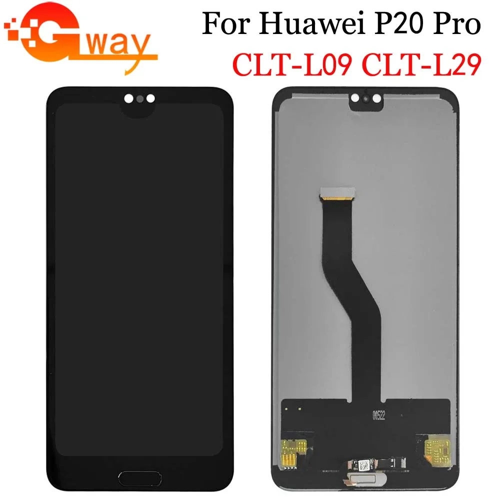 Zaslon Za Huawei P20 Pro LCD-Zaslon, Zaslon na Dotik, Računalnike Zbora Za Huawei P20 Pro CLT-L09 CLT-L29 LCD+prstni odtis