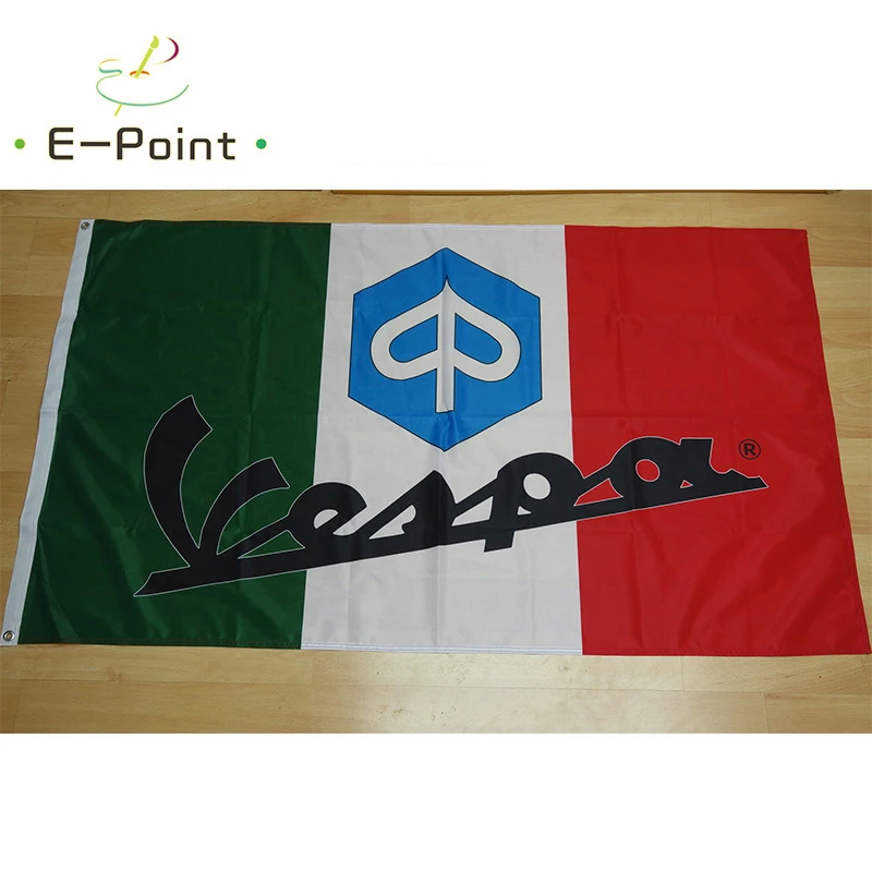 Zastavo Piaggio Vespa 2*3 m (60*90 cm) 3 m*5 m (90*150 cm) Velikost Božični Okraski za Dom Zastava Banner Darila