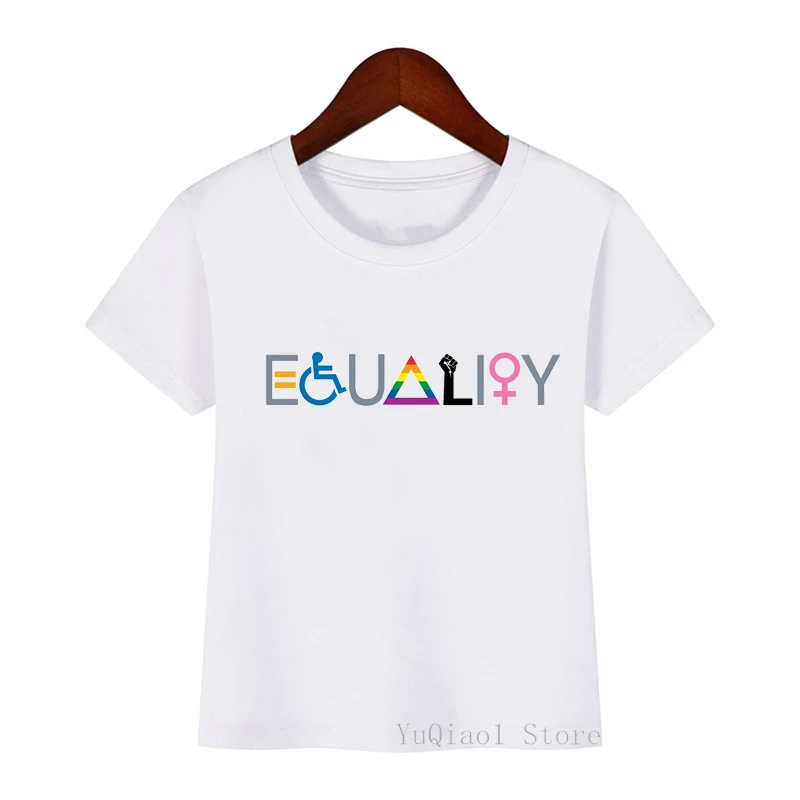 Zaščito trans mladi smešno otroci t srajce otrok poletnih vrh fant dekleta, obleko lepo belo camisetas študent t-shirt po meri DIY