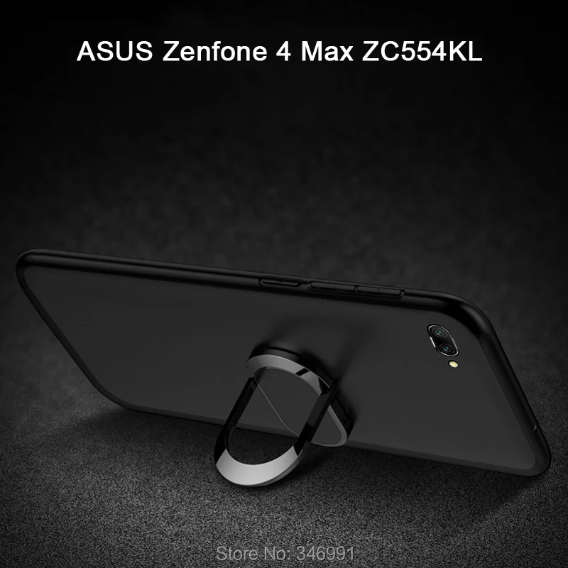 ZC554KL Kritje za ASUS Zenfone 4 Max ZC554KL Primeru luksuznih 5.5 palčni Mehko Črno Silikonski Funda za ASUS ZENFONE 4 MAX ZC554KL Primerih