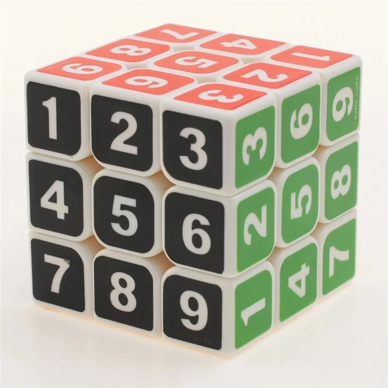 ZCUBE Neo Čarobno Sudoku Digitalni 3x3x3 Kocka Strokovno 3x3 Cubing Hitrosti Število Puzzle Izobraževalne Igrače Za Otroke, Odrasle