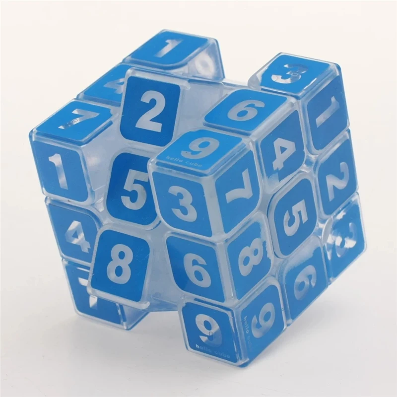 ZCUBE Neo Čarobno Sudoku Digitalni 3x3x3 Kocka Strokovno 3x3 Cubing Hitrosti Število Puzzle Izobraževalne Igrače Za Otroke, Odrasle