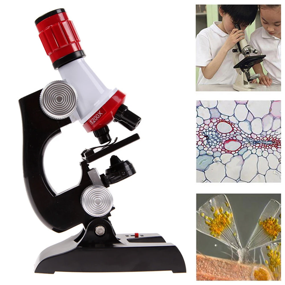 Zdravilo Igrača Zoomable Oko Plastičnih Biološki Mikroskop za Medicinske Poučevanja Študentske Orodje 100X 400X 1200X Zoom