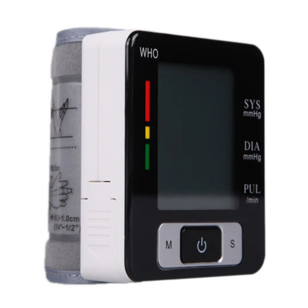 Zdravstveni Samodejni Digitalni LCD manžeta Krvnega-tlaka, Merilec Srčnega utripa Sphygmomanometer Oscillometric Metoda