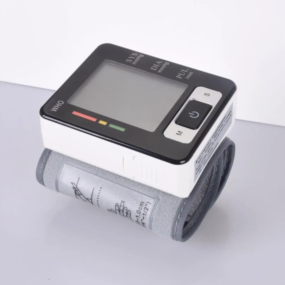 Zdravstveni Samodejni Digitalni LCD manžeta Krvnega-tlaka, Merilec Srčnega utripa Sphygmomanometer Oscillometric Metoda