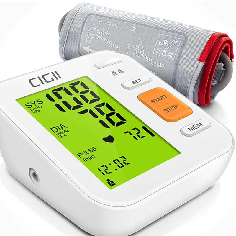 Zdravstvenih nadlaket Samodejno Digitalno Krvni Tlak Monitor Zapestje Sphygmomanometer BP Monitor Srčnega utripa Pulz meter