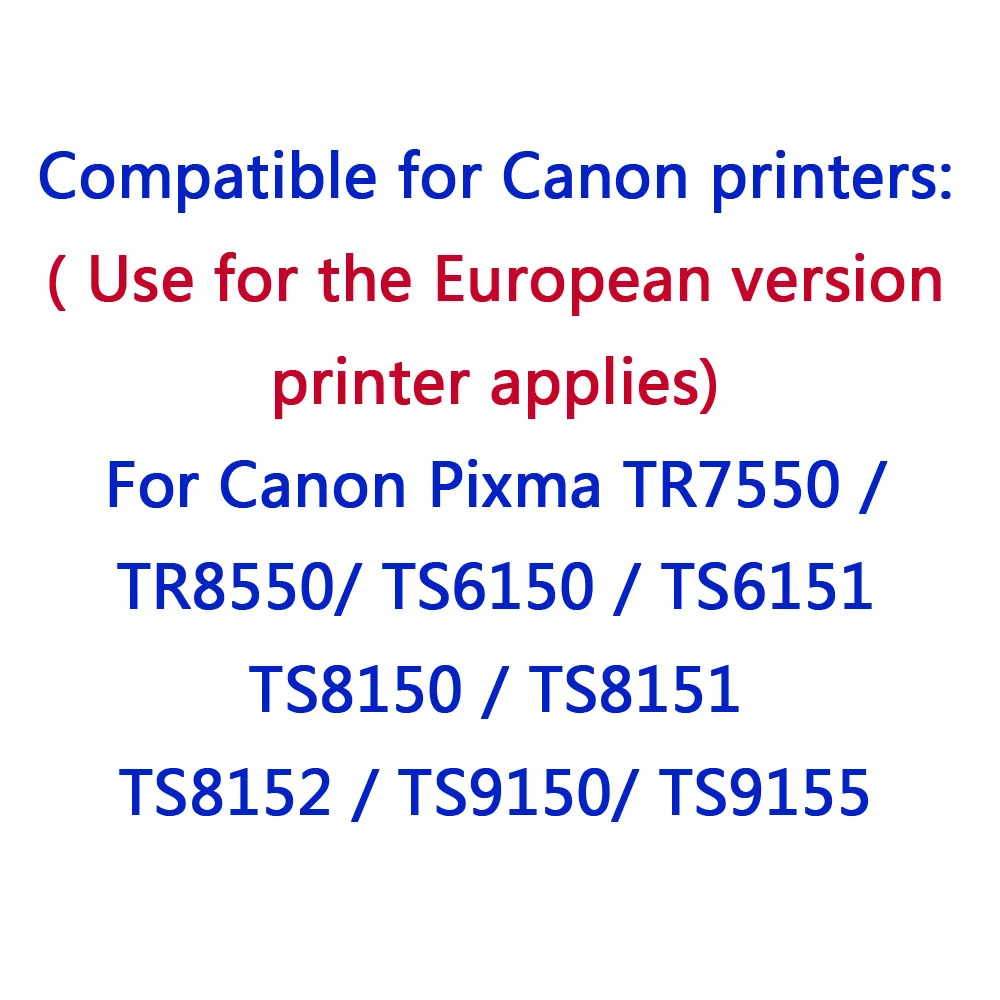 Združljiv za Canon PIXMA TR7550 TR8550 TS6150 TS6151 TS8150 tiskalnik Obleko Za ZGO-580 CLI-581 PGI580 CLI581 Kartuša