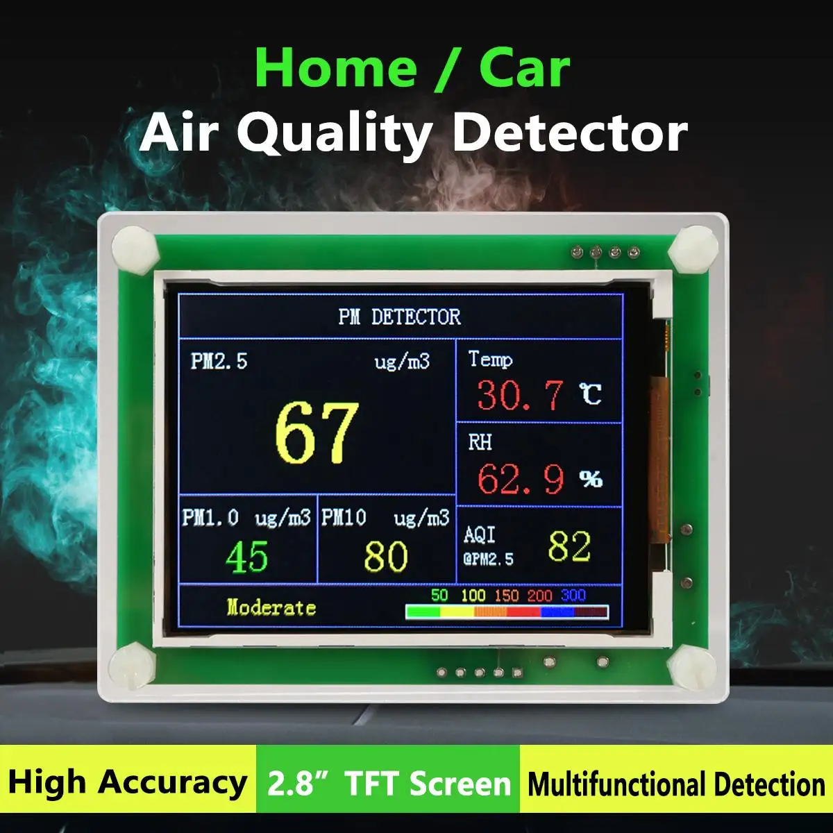 ZEAST PM1.0 PM2.5 PM10 Detektor, Modul Kakovost Zraka, Prahu Senzor Tester Detektor Podporo Izvoz Podatkov za Spremljanje Home Office Avto