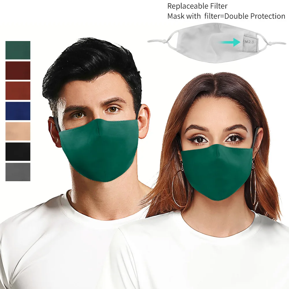 Zelena barva PM2.5 za enkratno uporabo za Odrasle Risani Anime Masko za Prah Dihanje Zaščitni Obraz, Usta Masko bakterije dokaz Gripe Ženske Moški Masko