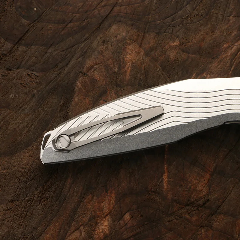 Zelena trn F111 3D zložljiva zložljiva nož D2 rezilo letalstvo aluminijeve zlitine ročaj kampiranje na prostem praktično sadje nož EOS orodje