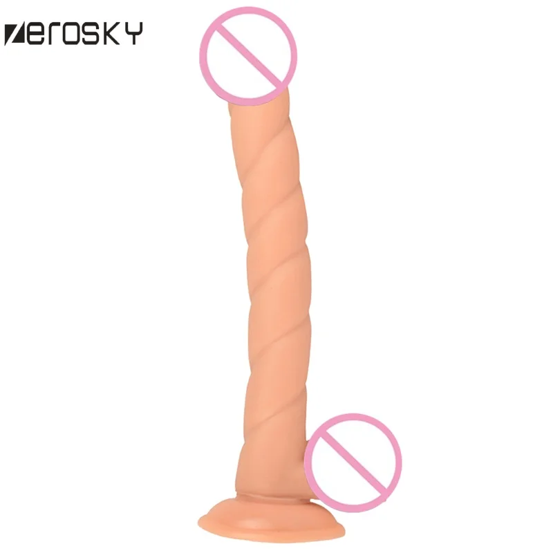 Zerosky Novo Silikonsko Velik Dildo Realističen Penis z veliko Sesalno Pokal Sex Igrače za Žensko Dick Izdelke, povezane s spolnostjo