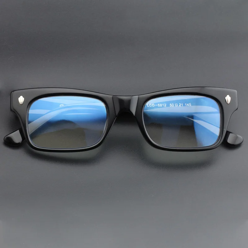 Zerosun Acetat Očala Okvirji Moški Pravokotnik Očala Moških Black Tortoise Očala za Optične Leče na Recept
