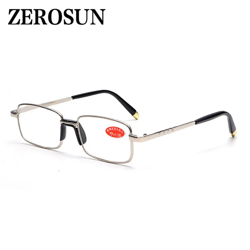 Zerosun Obravnavi Očala Moški Ženske Steklo, Kristal, HD Dioptrije Presbyopia Očala Človeka Preberite Visoke Kakovosti Primeru Prost