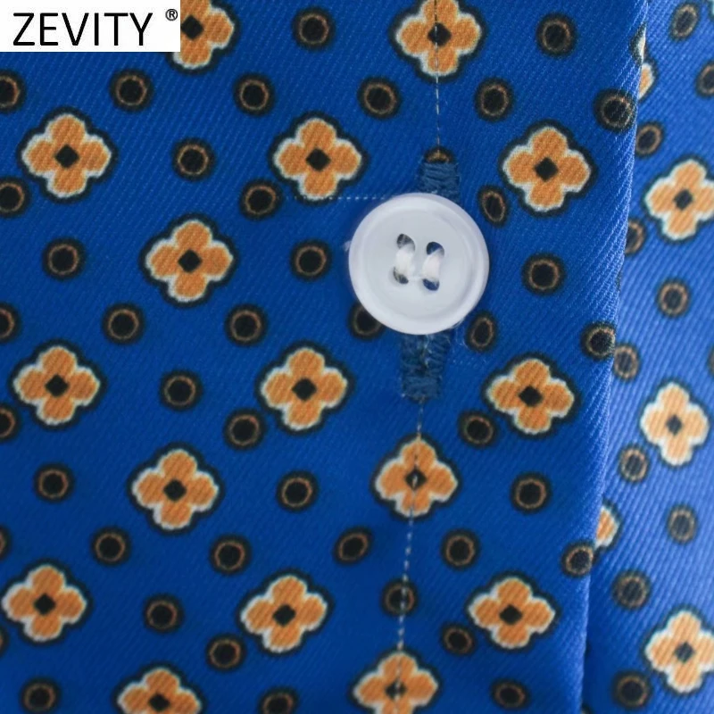 Zevity Nove Ženske Pike Cvjetnim Tiskanja Priložnostne Kimono Bluzo Elegantna Urad Ženske znižuj Ovratnik Srajce Femininas Blusas Vrhovi LS7320