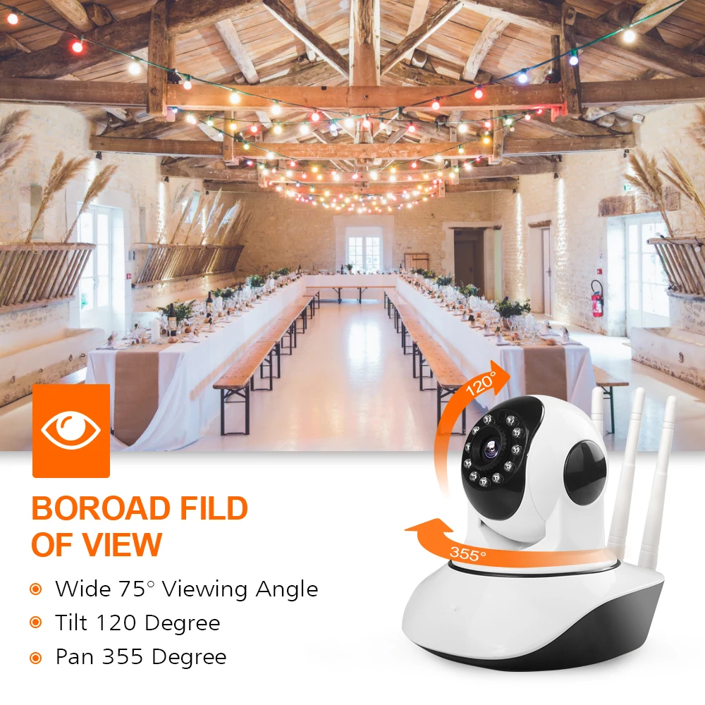 ZGWANG 1080P IP Kamera, WIFI Brezžično Mini Indoor Brezžične Varnostne Kamere Doma CCTV Nadzor, 2-Way Audio 2mp, Baby Monitor