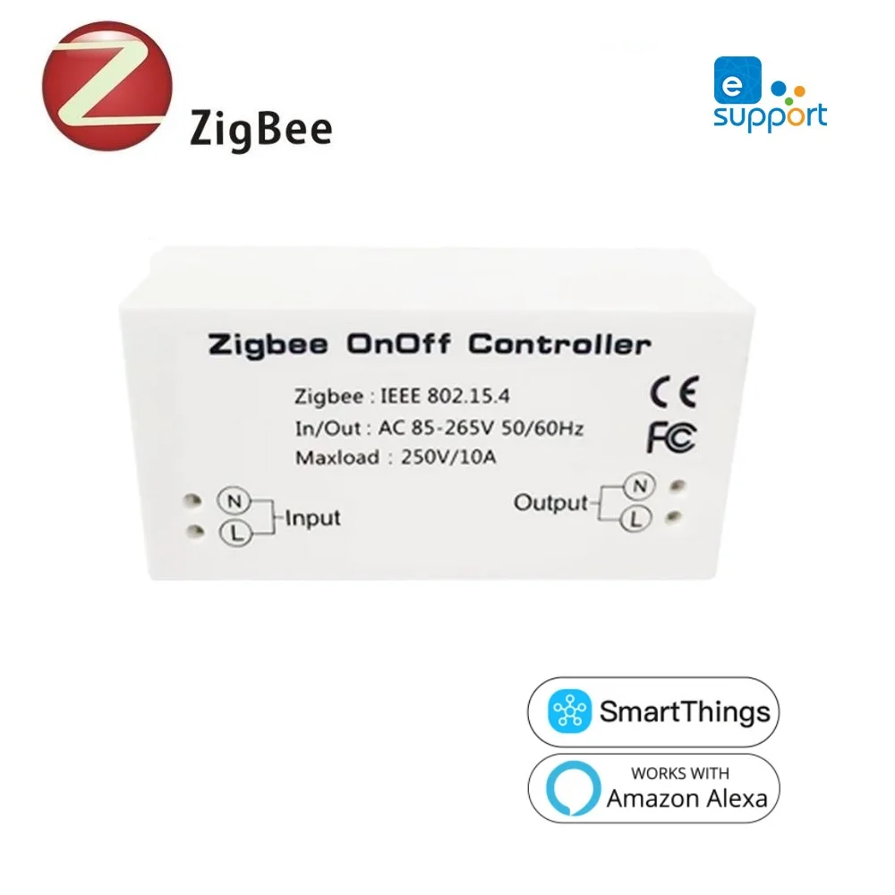 Zigbee Smart Stikalo za Daljinski Nadzor Stikalo 10A Časovnik DIY Modules podpora Ewelink App Za Alexa SmartThings Wink Hub Zigbee HA Hub
