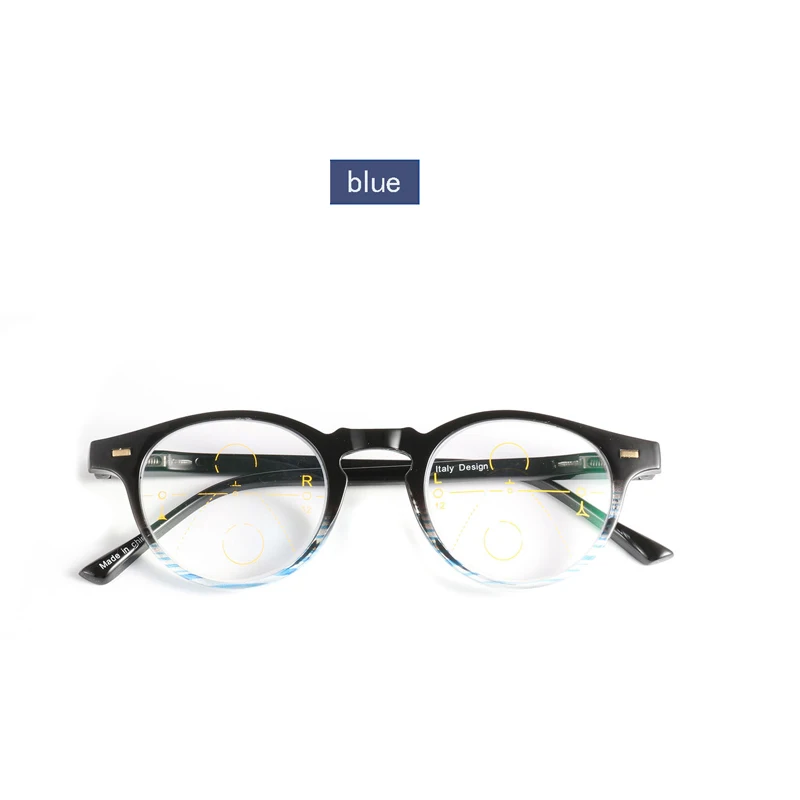Zilead Anti-modra Svetloba Progresivna Multifokalna Obravnavi Očala Krog Presbyopic Očala za Daljnovidnost Očala Z +1.0+3.5