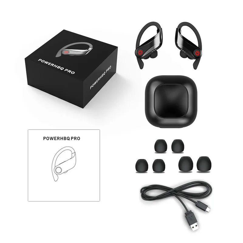 ZINGYOU Brezžične Slušalke Bluetooth Slušalke Q62 Šport Nepremočljiva Zmanjšanje Hrupa V uho Brezžični TWS Bluetooth Slušalke