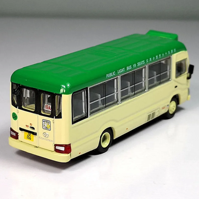 Zlitine avtobus model 1/76 obsega mini kovinske zlitine avto # 180 avtobus avto vlivanju zelena model domov za mizo dekoracijo zbirateljskih zaslon