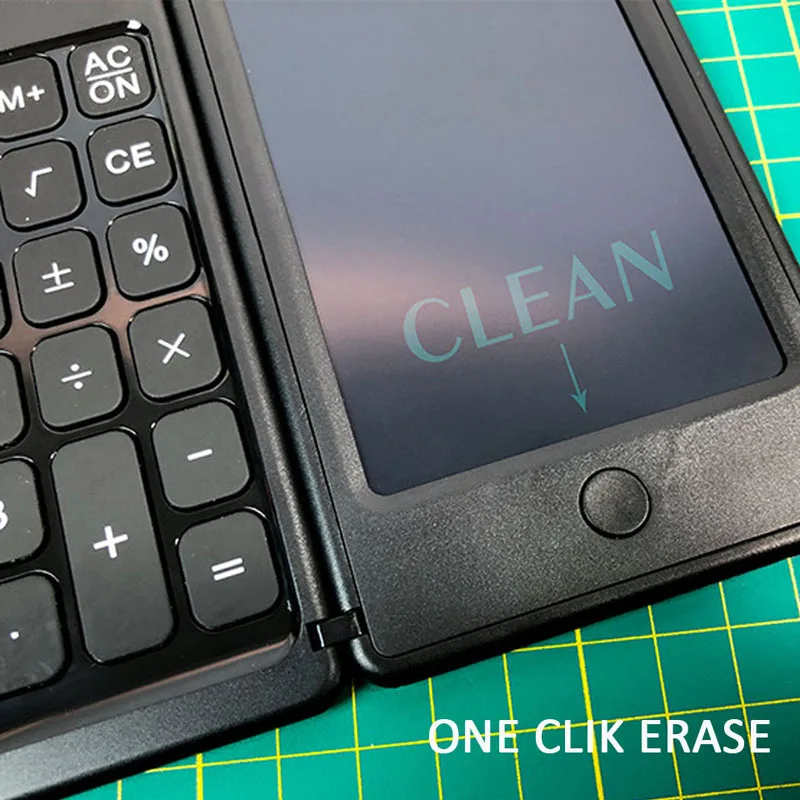 Zložljivi Kalkulator Z Grafiko Tablet Risanje Pad Smart LCD Prenosni Gumb Baterija z Stylus Pen Svinčnik