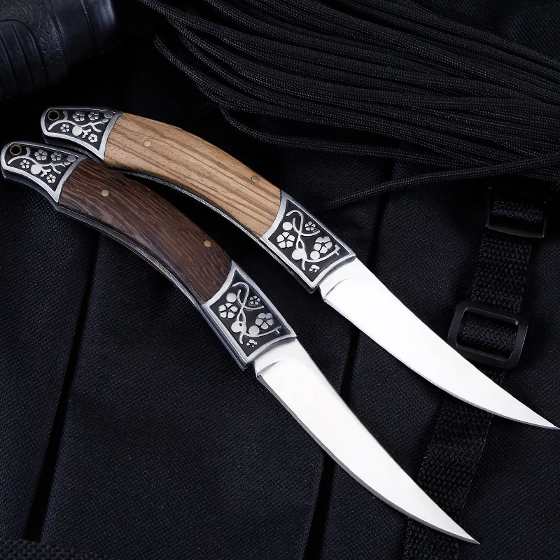 Zložljivi Lovski Nož Damask za Preživetje, Boj proti Žep EOS Multi Noži Visoko Trdoto Folding Nož Trdoto Noži EOS Prostem