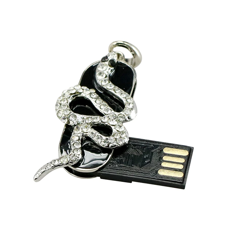 Zmaj/Kača USB2.0 Pendrive 256 128 32 64 gb, 4GB 8GB 16GB Pero pogon USB Memory stick Živali mini Metal Darilo 256GB U Disk usb