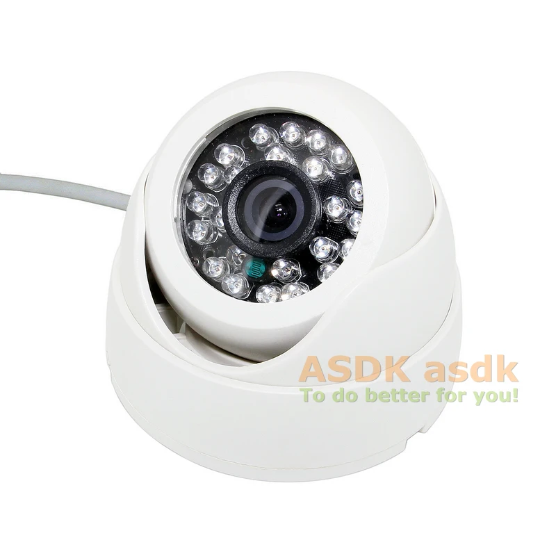 Zvok HD 720P / 1080P LED IR AHD Fotoaparat Night Vision 1.0 MP / 2.0 MP Varnosti Cam Zaprtih CCTV Dome Sistem, Video Nadzor