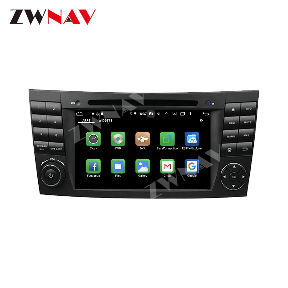 ZWNAV Android 10 Za Mercedes Benz E-Class W211 E300 CLK W209 CLS W219 2002-2009 GPS Navigacija Multimedia Player CSD DVD CD