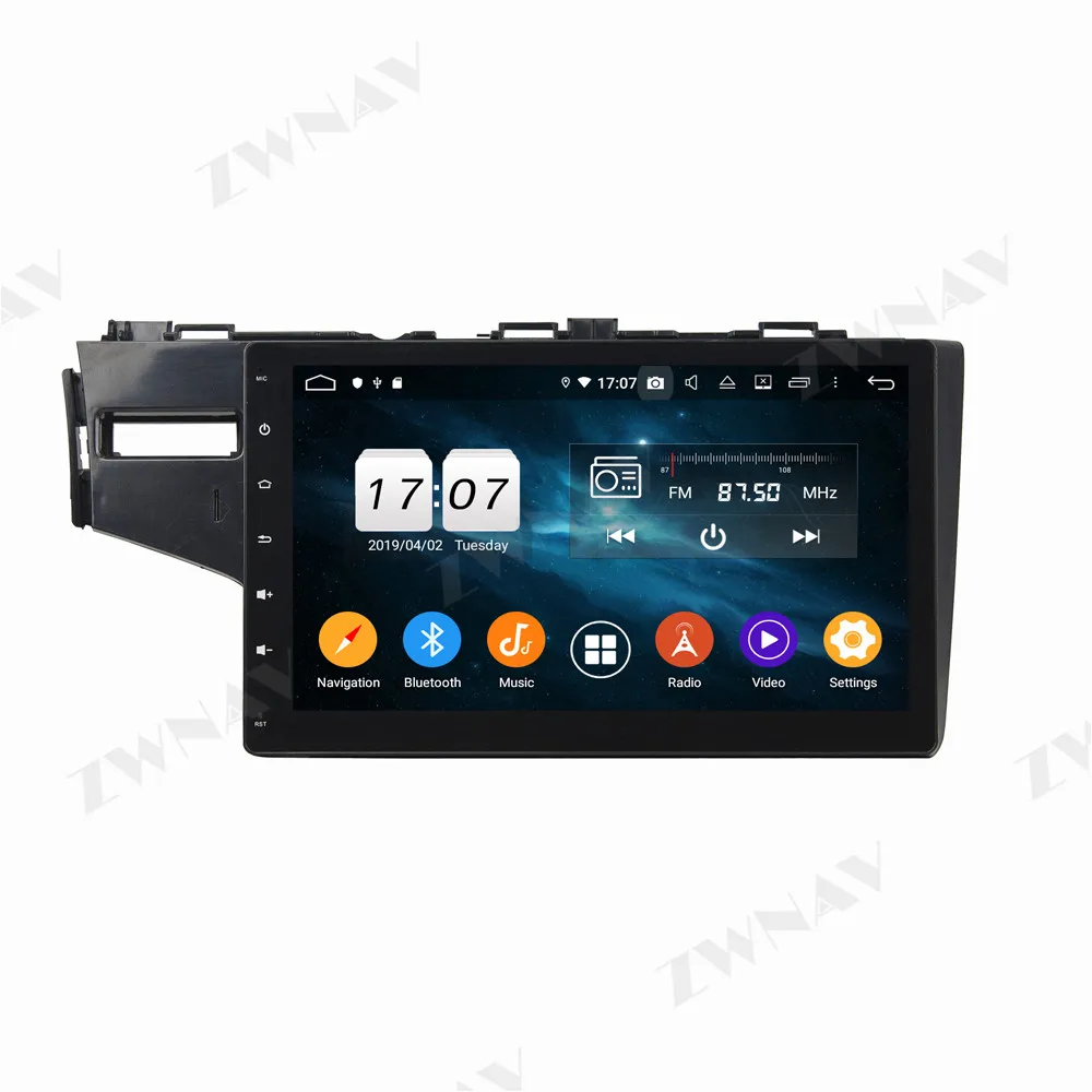 ZWNAV Avto Multimedia Player Android 10.0 zaslon na Dotik za Honda fit avto GPS Navigacijo, Audio stereo Radio BT vodja enote
