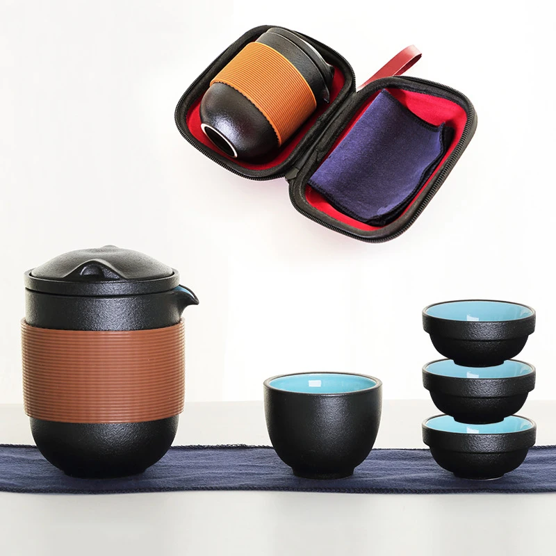 Čajnik nastavite Čaj Trend Keramike, Ročno poslikano Retro Ustvarjalne Skodelico Kave Osebnost Pokal Lepe Darove, japonski čaj, set