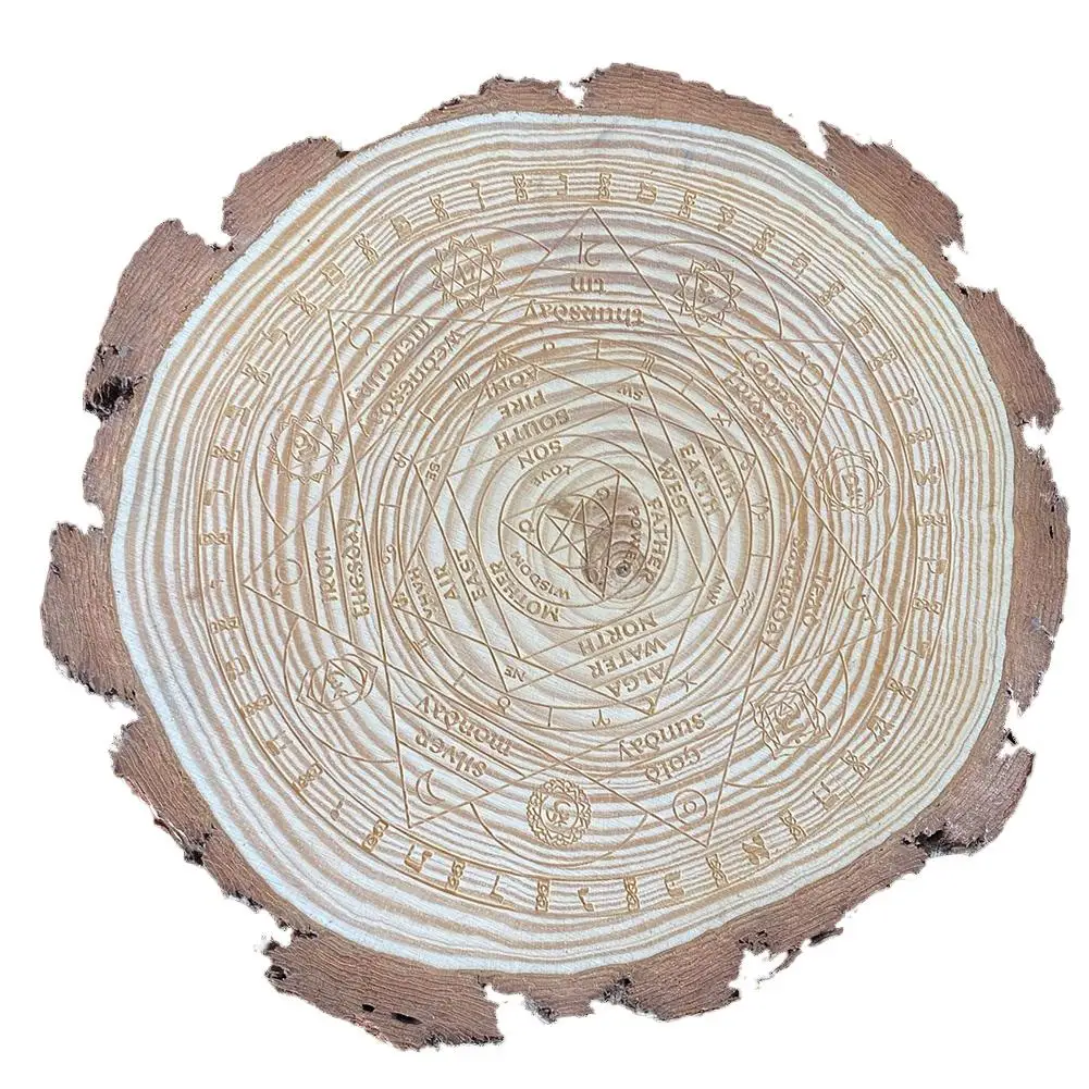 Čakro Kamen Vedeževanje Odbor Sedem Čakro, Orgonski Energiji Disk Astrolabe Oltar Dekoracijo Čarovnica Vedeževanje Družabne Igre Rekviziti