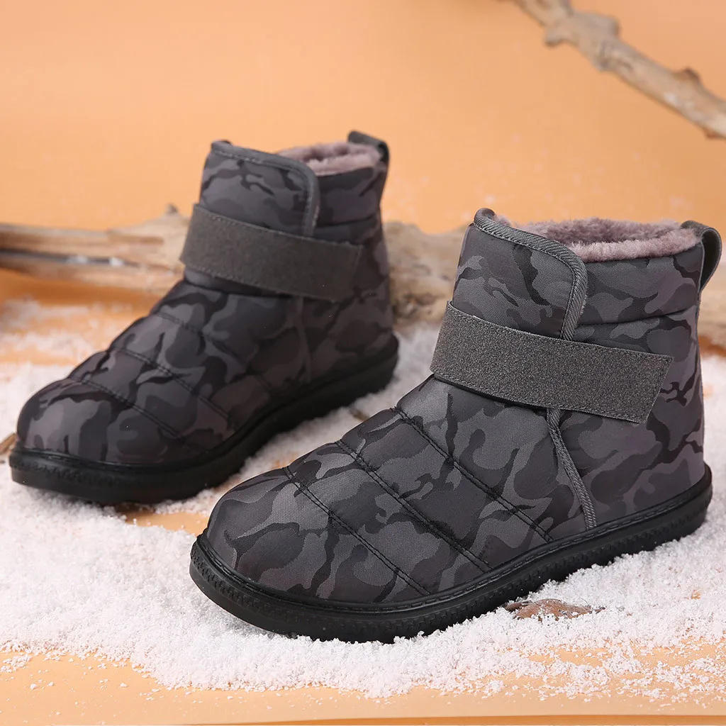 čevlji moški čevlji resnično PU pozimi in jeseni Moške Zimske Bombaž Škorenjčki Sneg Škornji Non-Slip Priložnostne Čevlji Fant Toplega Zagona, Novih