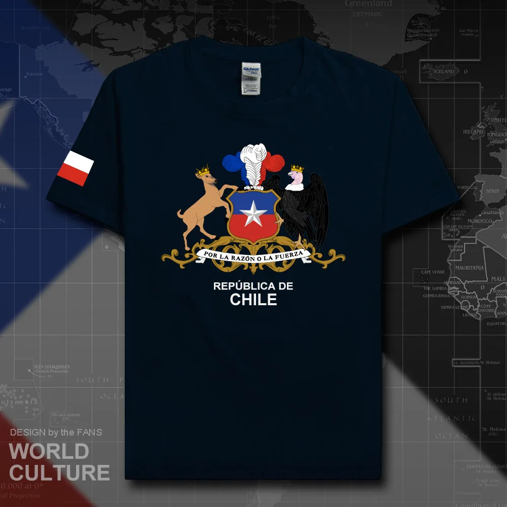 Čile moške majice s kratkimi rokavi Čilski 2019 dresov CL narod team new bombaža t-shirt vrhovi fitnes dvoranah oblačila države, Šport tees 20