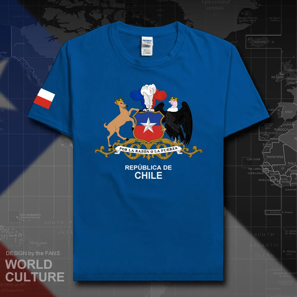 Čile moške majice s kratkimi rokavi Čilski 2019 dresov CL narod team new bombaža t-shirt vrhovi fitnes dvoranah oblačila države, Šport tees 20