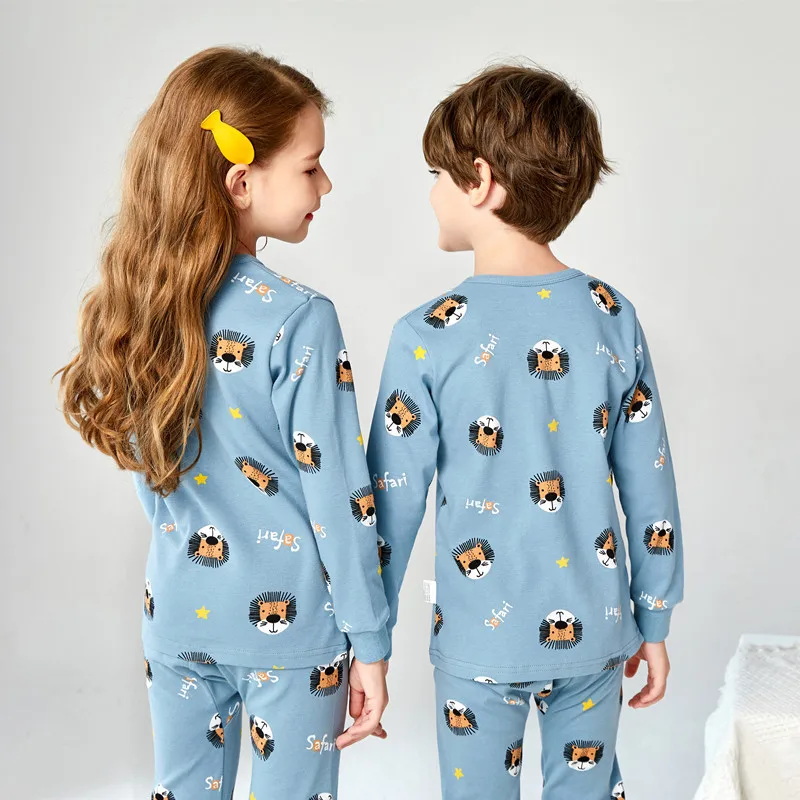 Čisti Bombaž Risanka Otroci Pižame Postavlja Nove Otroci Pižame Otroci Mario Jesenski Oblačila Pižamo za Fantje in Dekleta, 2-12Years