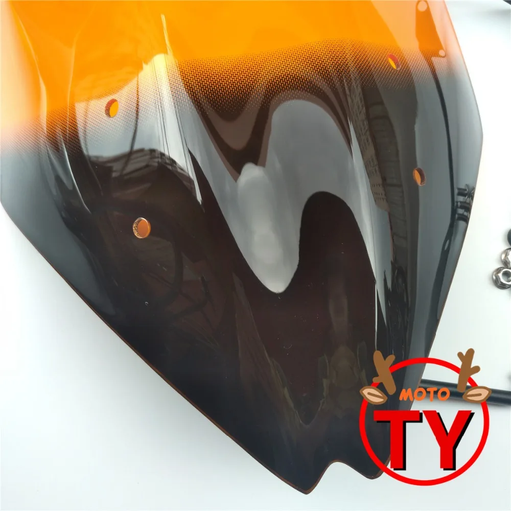 Črna Motocikla Vetrobransko steklo vetrobransko steklo w/Nosilec za Kawasaki Z750 Z 750 Z750R 2007-2012 Visoke Kakovosti Dim Jasno