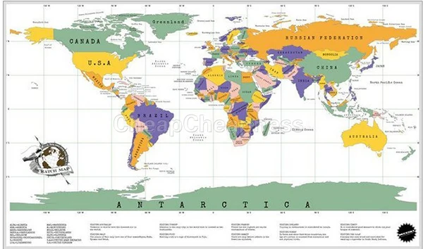 Črni Vrag Zemljevid Potovanja Svetu Scratch Off Zemljevid Najboljše Darilo Za Izobraževanje Mapa Mundi Mapa 82*58 cm