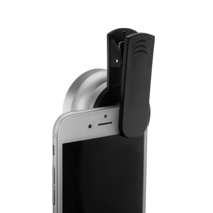 Širokokotni makro objektiv za telefon 2 v 1, 0.45 X 37 mm, srebrno 5106505
