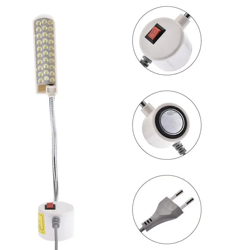 Šivalni Stroj LED Lmap 30 Delo Luči Led Varčevanje z Energijo Svetilke Z Magneti Industrijske Luči Svetilka Za Šivalni Stroj