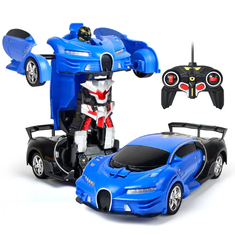 Šport RC Avto 2 V 1 Preoblikovanje Roboti Modelov Vozil Deformacije Radijski Daljinski Nadzor Avtomobilov Boj Igrače Darila Za Otroke
