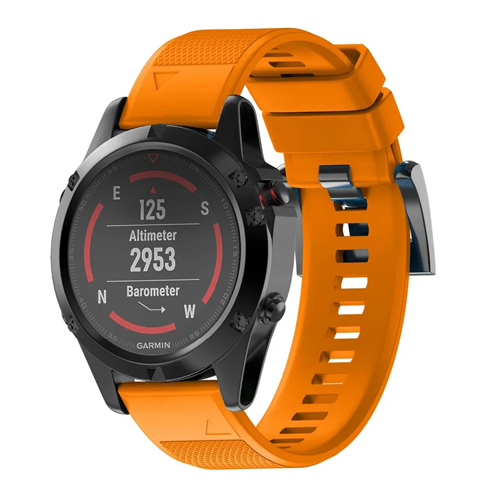 Šport trak za Garmin Fenix 5/5X/5S band GPS Watch zapestnica watchband Hitro Sprostitev Enostavno Fit Silikonski Zamenjava manžeta