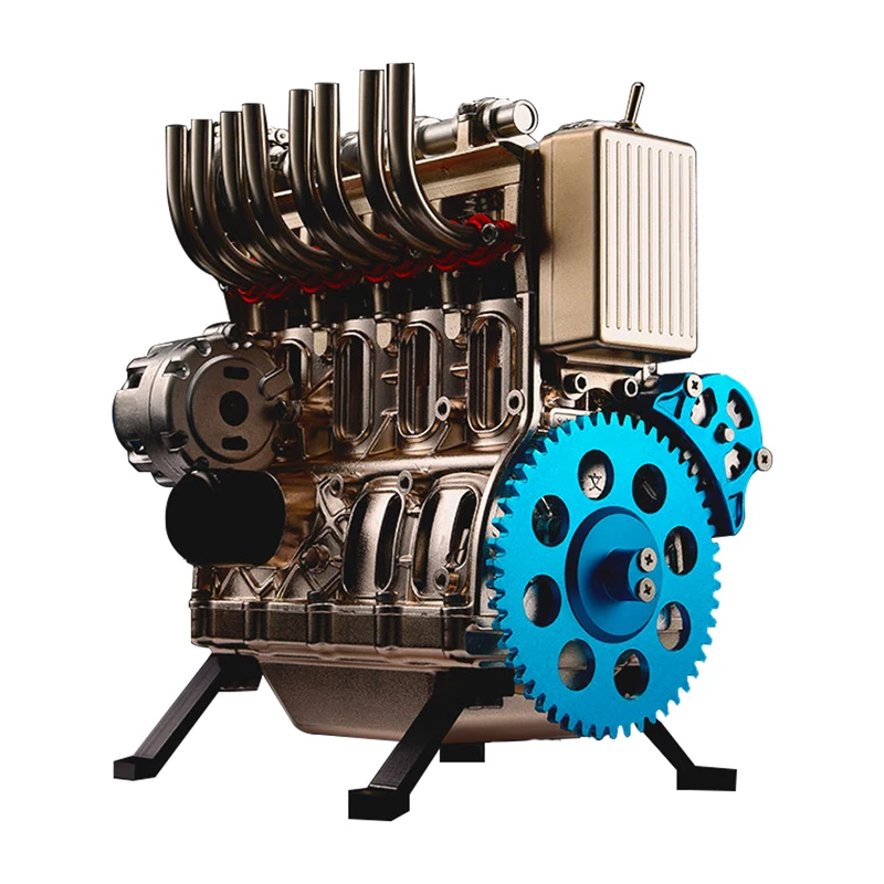 Štirivaljni mini motor ne-Stirling Haynes model kovinski skupščina lahko začnete modela procesa: anodiziranja