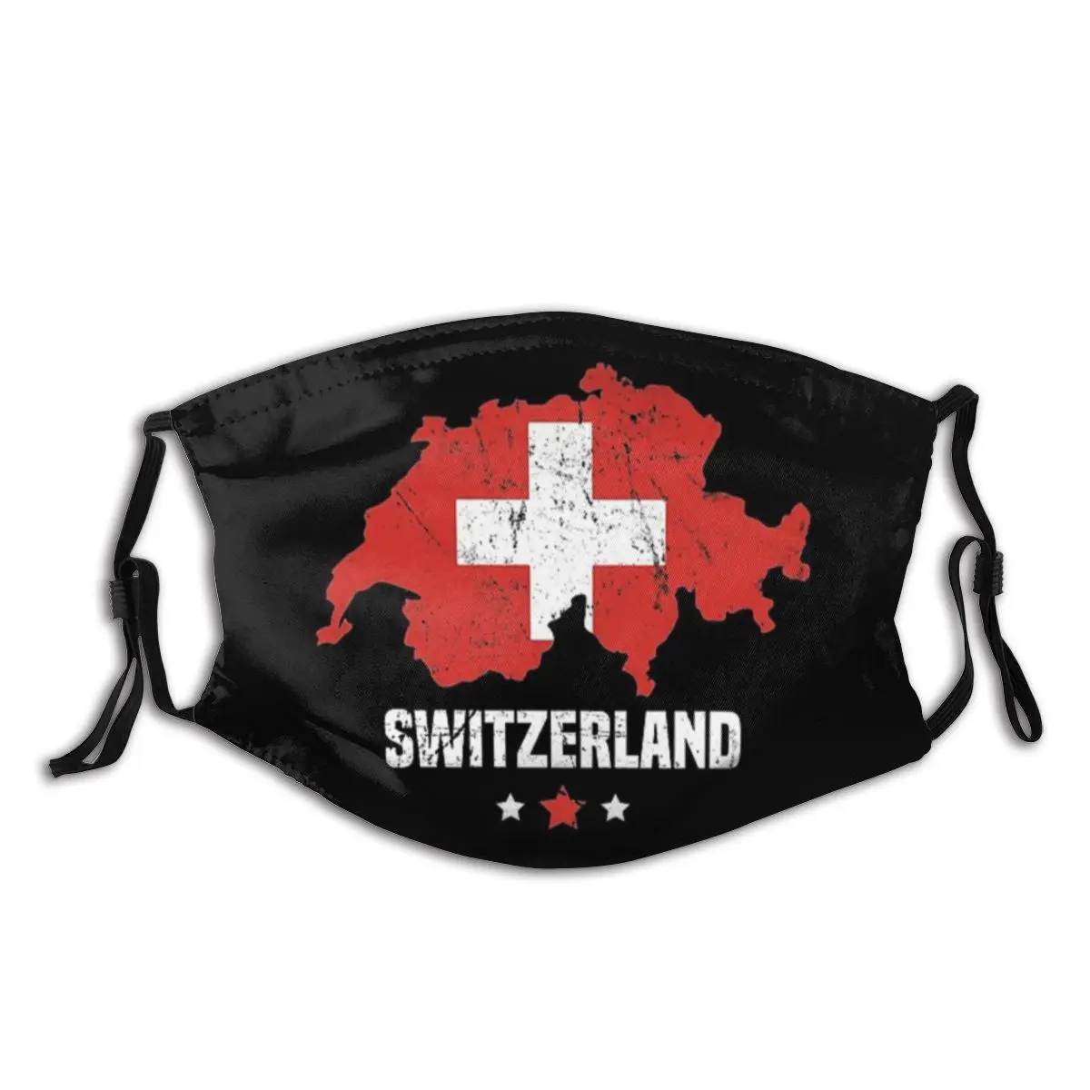 Švica Zastavo Švicarski Ponovno Natisnjen Usta Masko Proti Meglica Hladno Dokaze Filter Držalo zaščitni Pokrov Žarilna za Moške