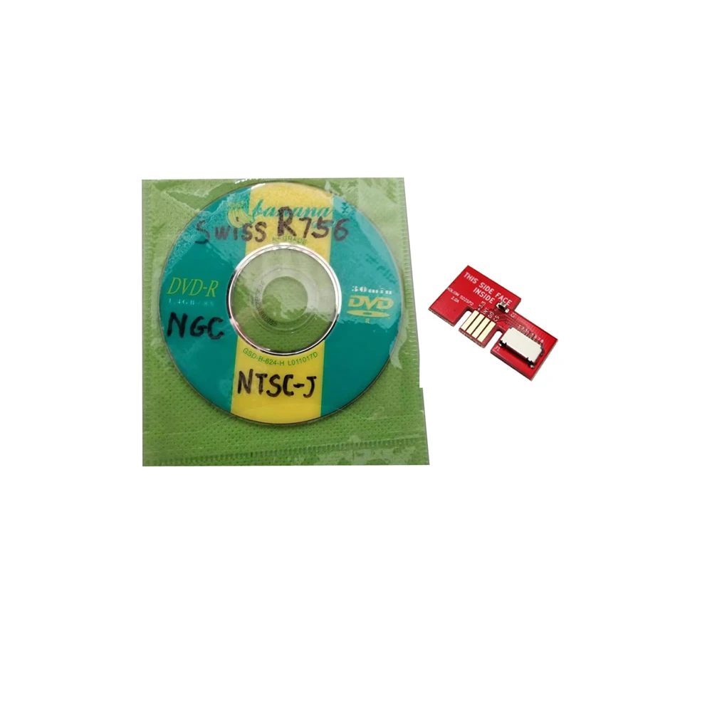 Švicarski Zagonski Disk Mini DVD NTSC pal, Kartice Micro SD Adapter TF Card Reader za NGC Adapter SD2SP2 Podpora Zaporednih Vrat