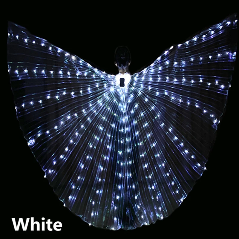 Žal de LED de Danza del vientre luči, El kostum krilo krila žogo LED colores del loka Iris accesorios par actuacion en es