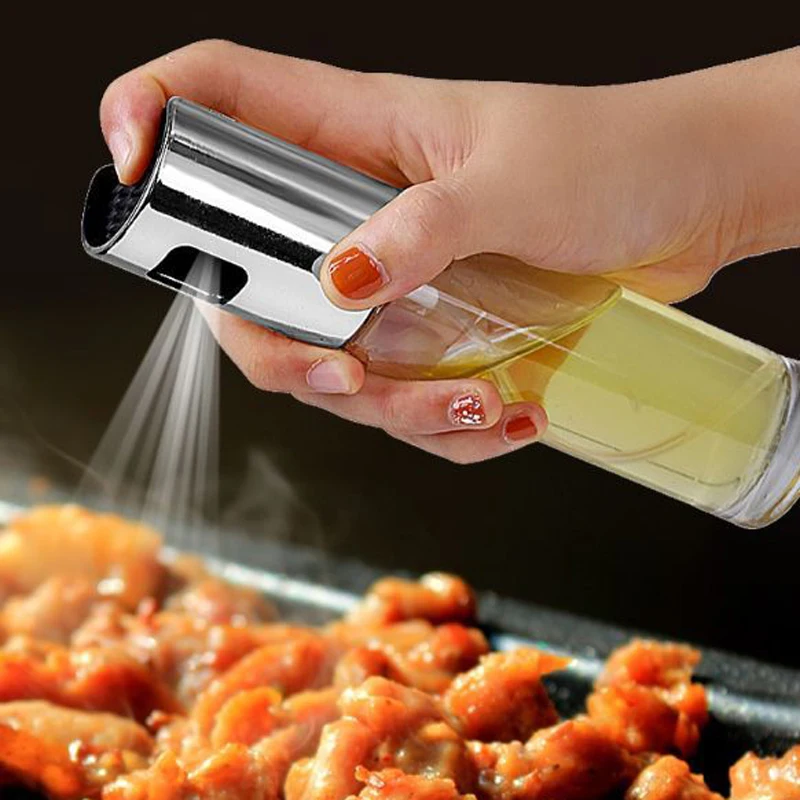 Žar Oil Spray Steklenico iz Nerjavečega Jekla Škropilnica Injektor Stekla Pot BBQ Peko Kuhinja, Kuhanje Orodje