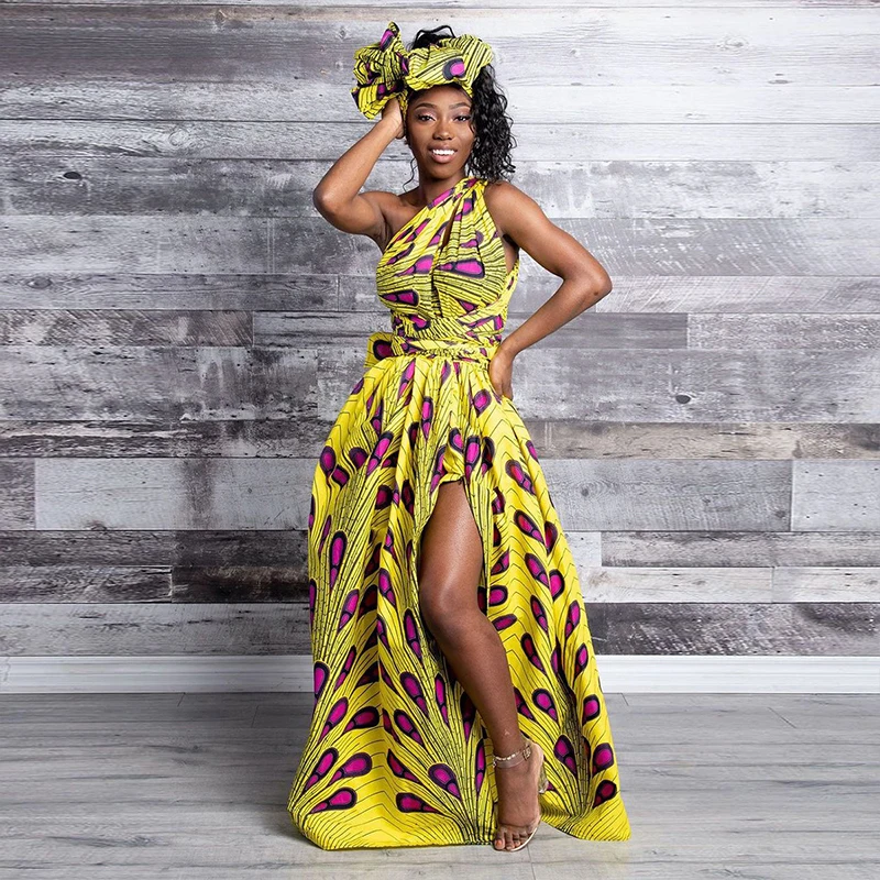 Ženske 2020 Modnih Oblačil Afriška Oblačila Bazin Cvetlični Festival Danshiki Vestidos dolgo Haljo Seksi Afriške Obleke za Ženske