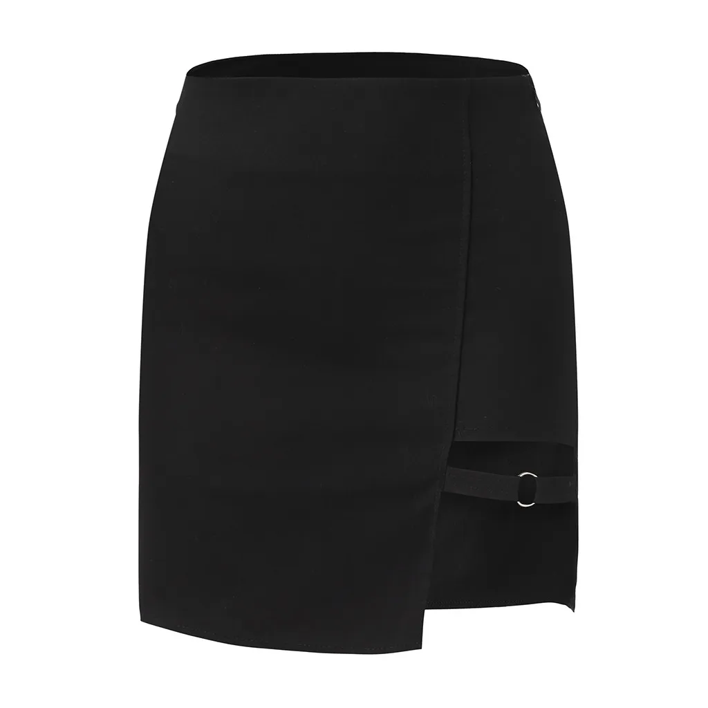 Ženske, Dame Moda Seksi Split Mini Obleka Evropski stil krilo vroče krilo Classic black vroče dekle krilo