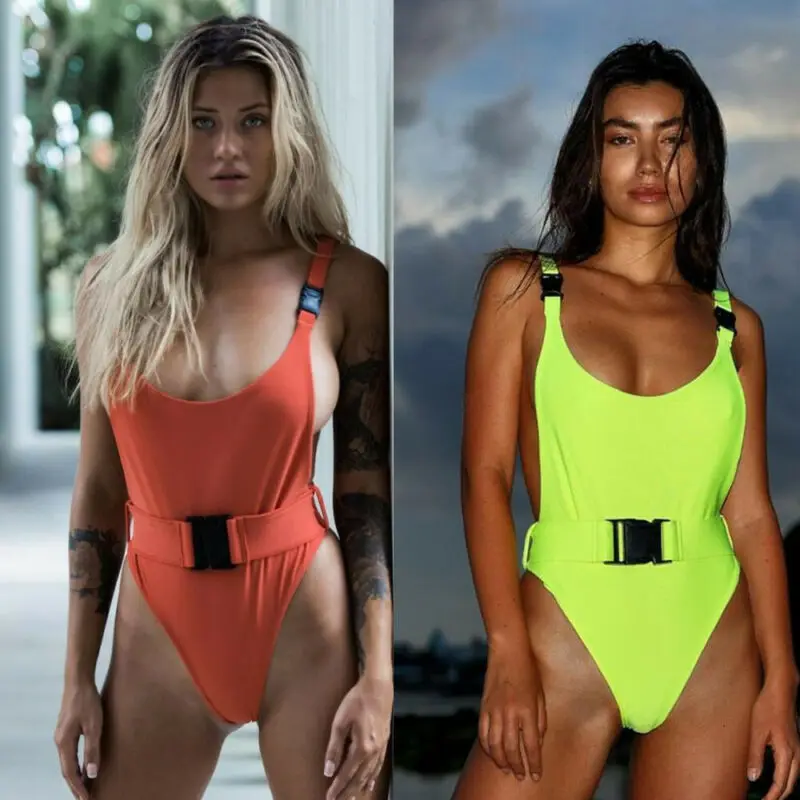 Ženske Kopalke Push Up Oblazinjeni Monokini Bikini Komplet Kopalke Sponke Bodycon Plažo /S