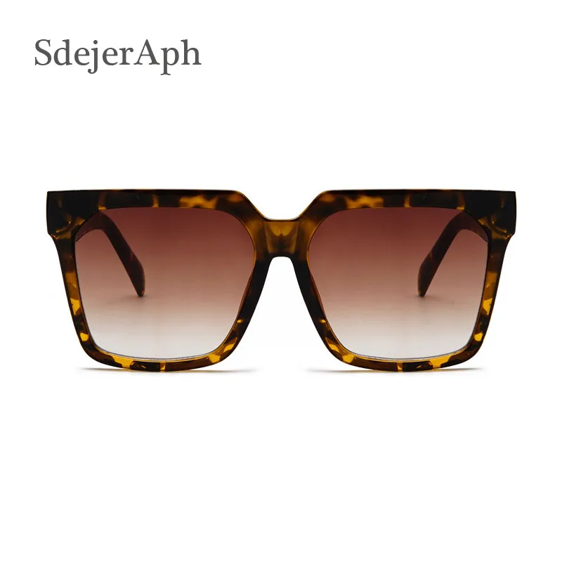 Ženske Moški Leopard Prevelik sončna Očala Moda Letnik Luksuzne blagovne Znamke Velik Okvir, Barva Objektiv UV400 Dame sončna Očala Odtenki Očala